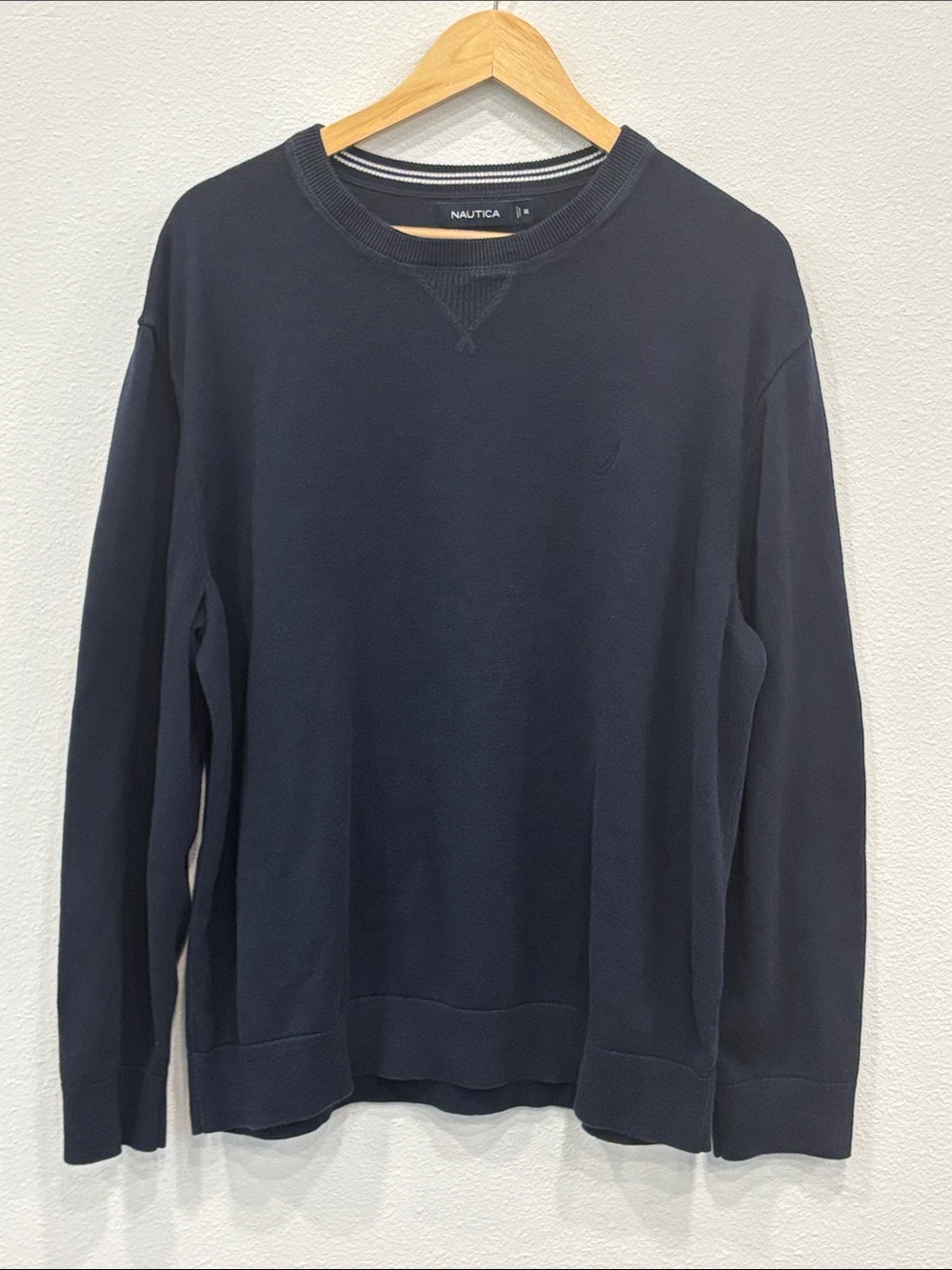 Nautica Men's Dark Navy Crewneck Sweater Size XXL